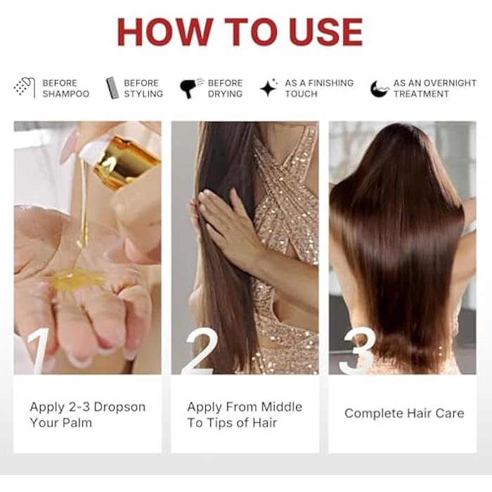 Hair serum with shea butter extract helps protect the scalp from sun damage and dandruff. 120 ml (1pc) - Image 4